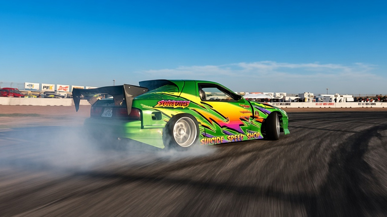 Secrets behind a seven hundred horsepower custom Mazda drift car