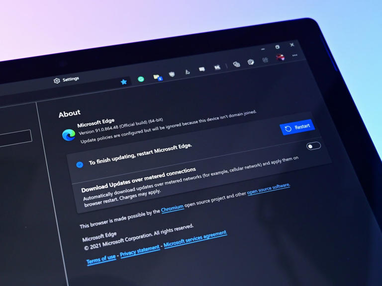 Microsoft is testing a smarter way to update Edge without closing your tabs