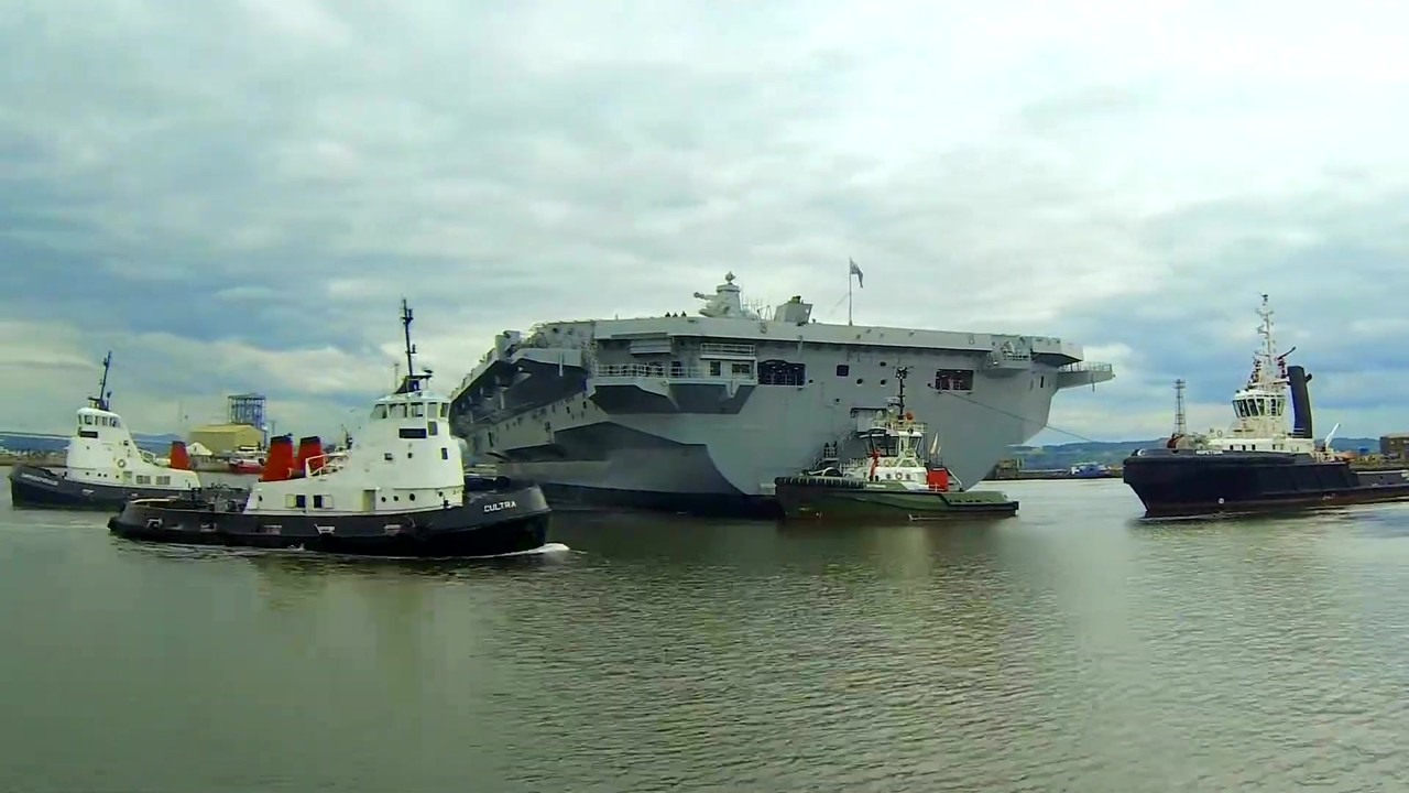 Throwback to building Queen Elizabeth-class aircraft carriers