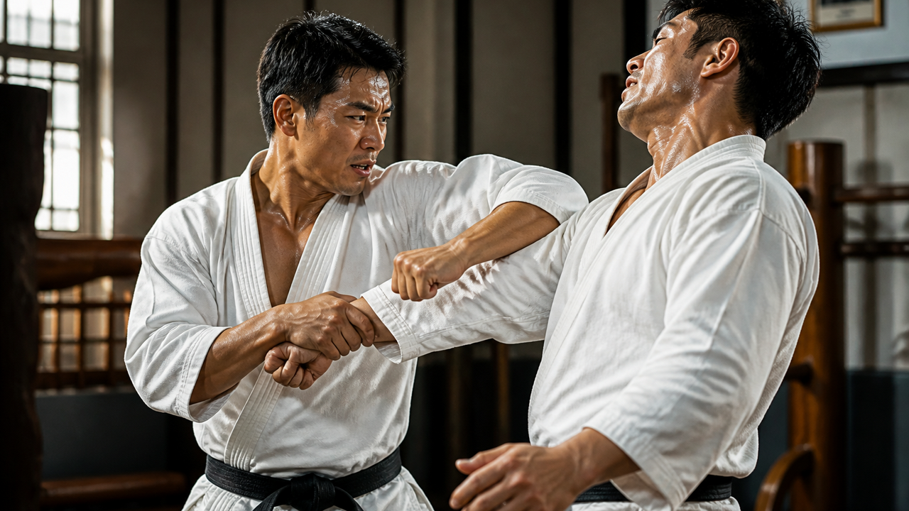 Wing Chun expert reveals the elbow strike hidden in a karate setup move