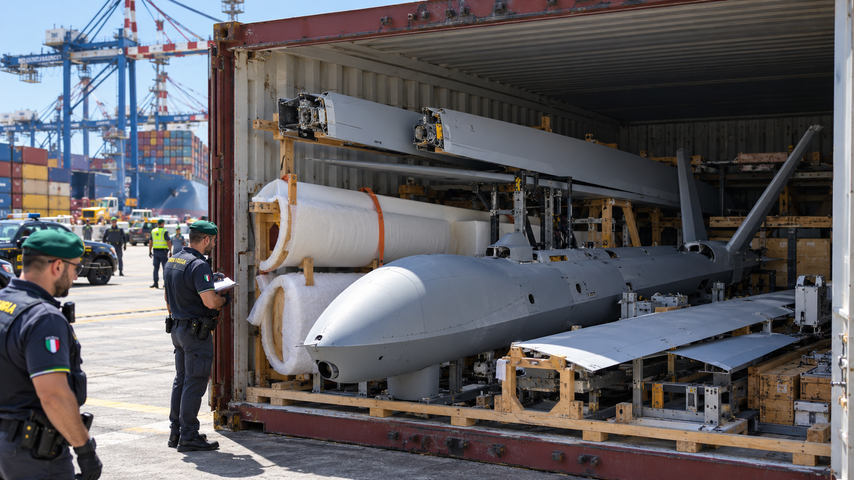 Italy's 2024 seizure of suspected Chinese drones and China's missile ...