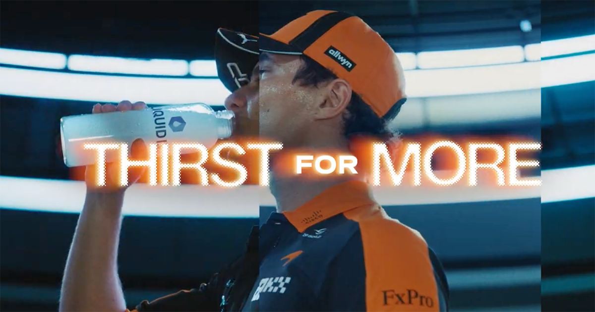 Liquid IV swaps singing toilets for F1 precision in its McLaren debut