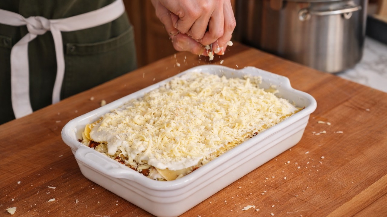 How to make rich, cheesy lasagna with homemade bolognese