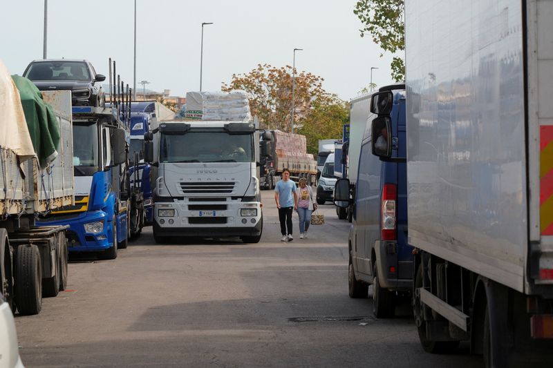 Protesting truck drivers put Italy's pasta production at risk
