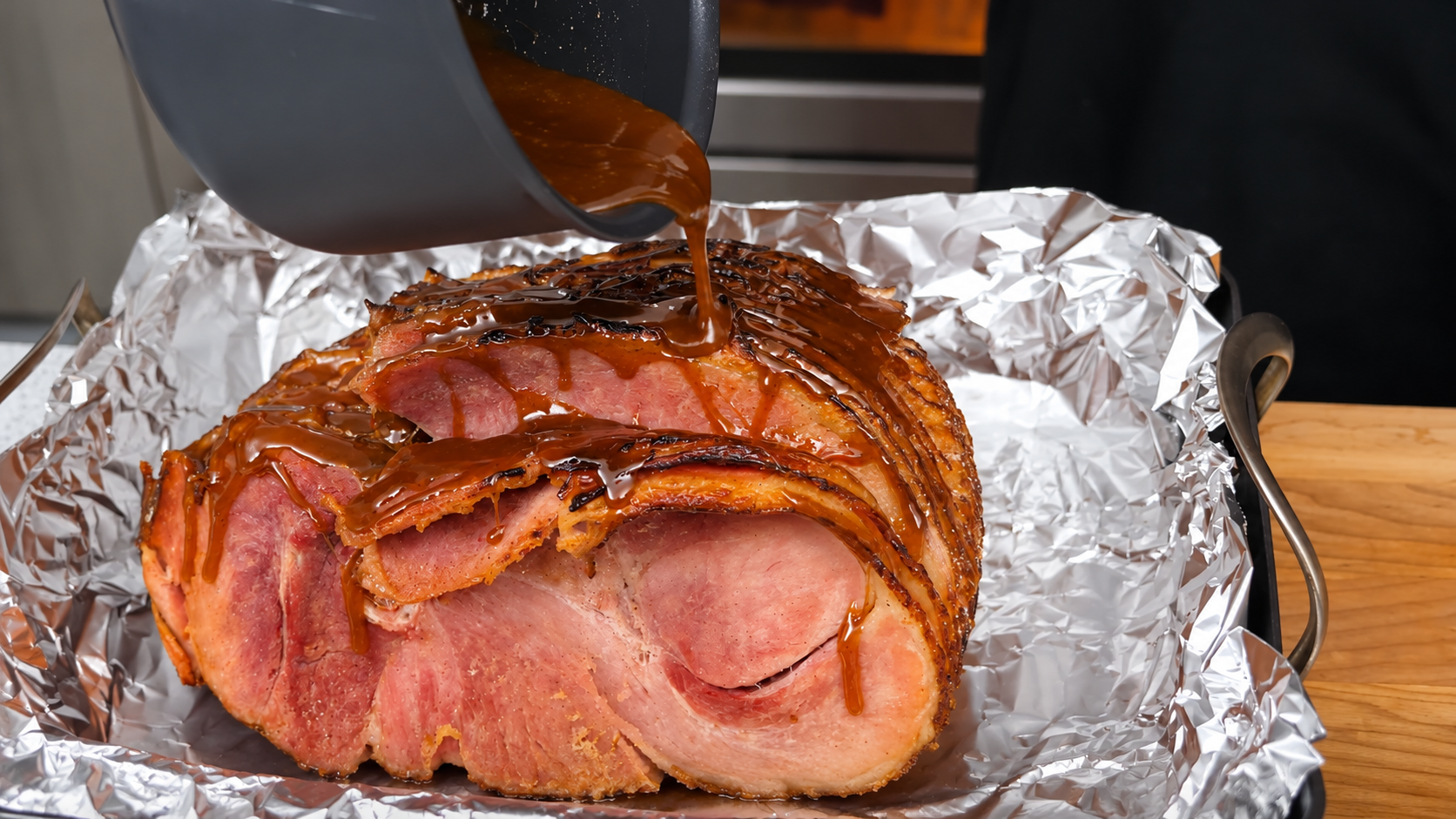 Homemade honey baked ham recipe