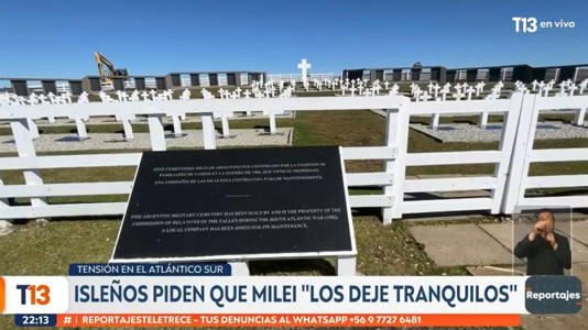 Informe de Teletrece de Chile en Malvinas