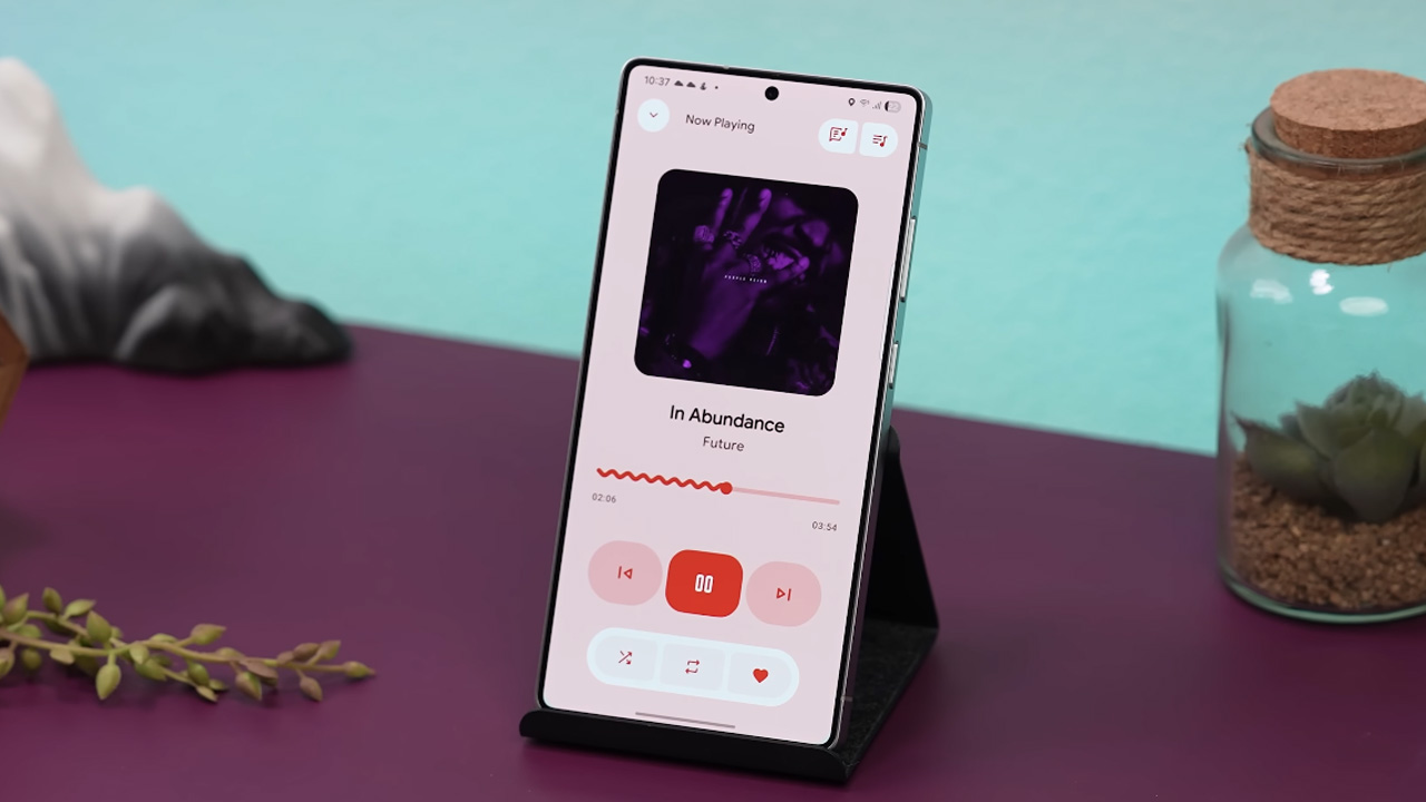 Transform your boring Android music player with expressive interface