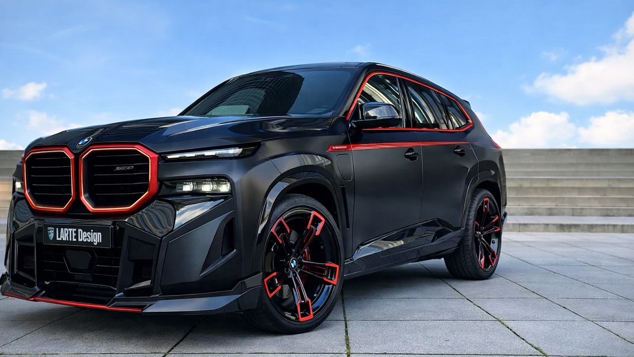BMW XM Label Red combines a V8 and electric motor for 748 hp