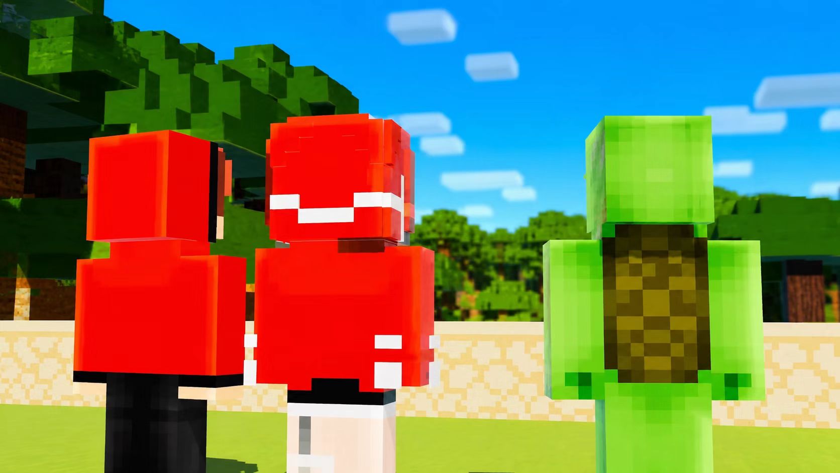 Girls vs boys in Minecraft! Who will win this epic battle?