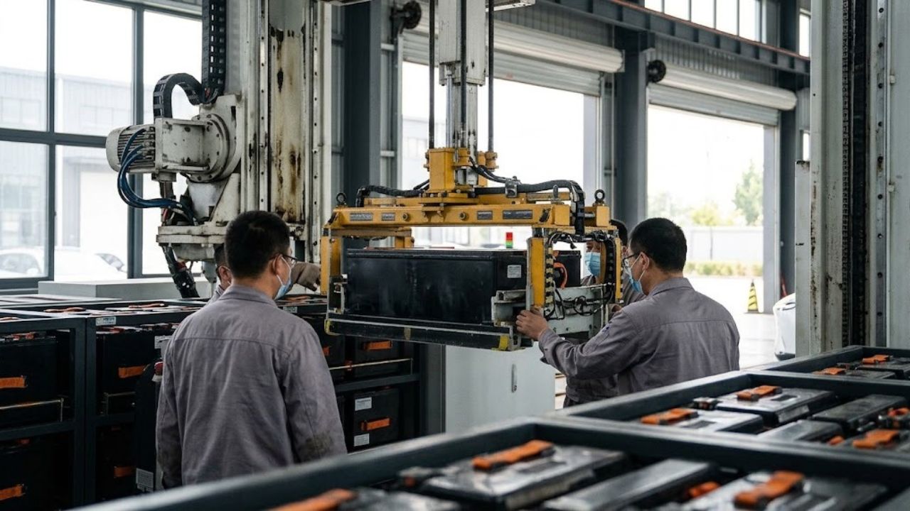 Huawei division integrates with CATL's battery exchange system
