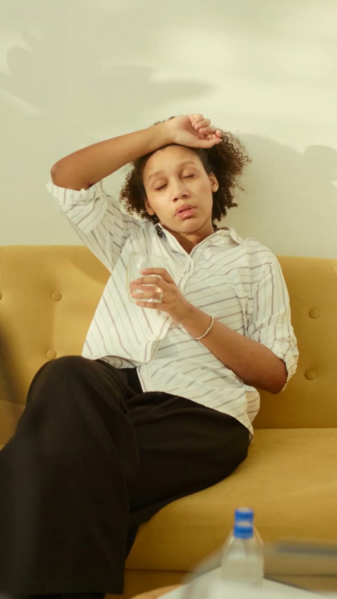 What happens to your heart rate when you're dehydrated?
