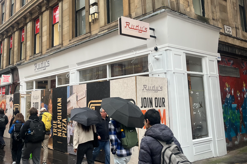 New pizza spot Rudy's set to open as signs go up close to Glasgow Central