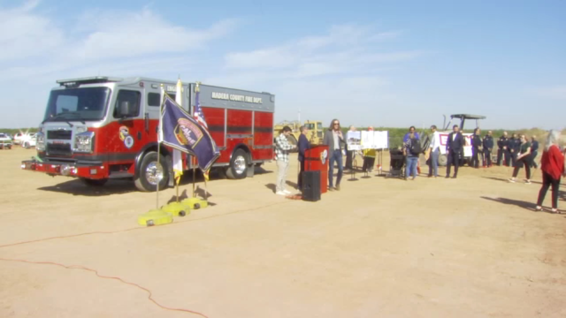 Groundbreaking held for new fire station in Madera County