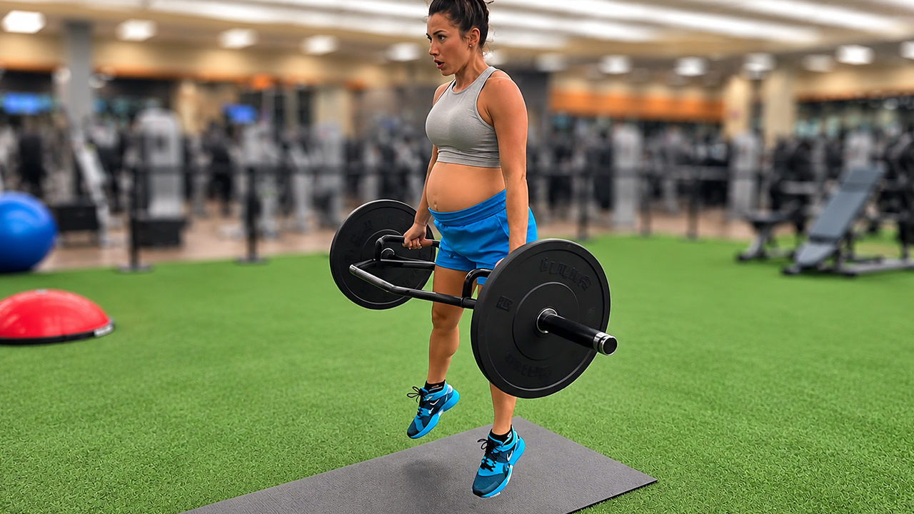 Mom works out but baby gets a different experience