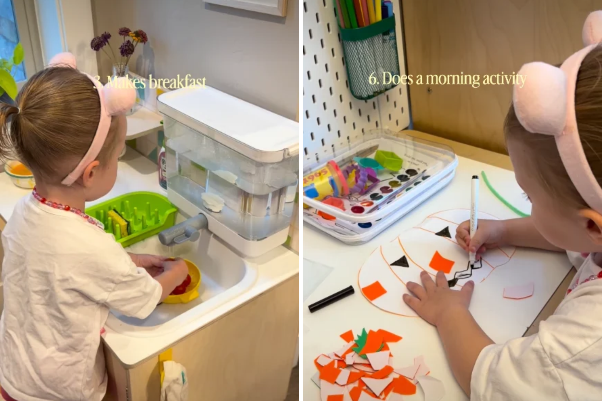 What 2-year-old does every morning leaves viewers stunned