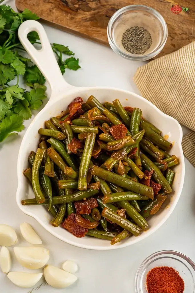 Slow cooked green beans recipe