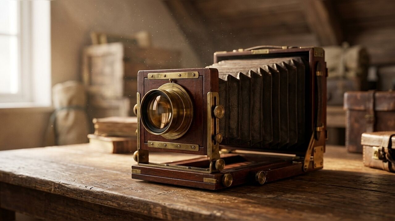 Rare Victorian camera found in Oxfordshire loft fetches £18,000 at auction
