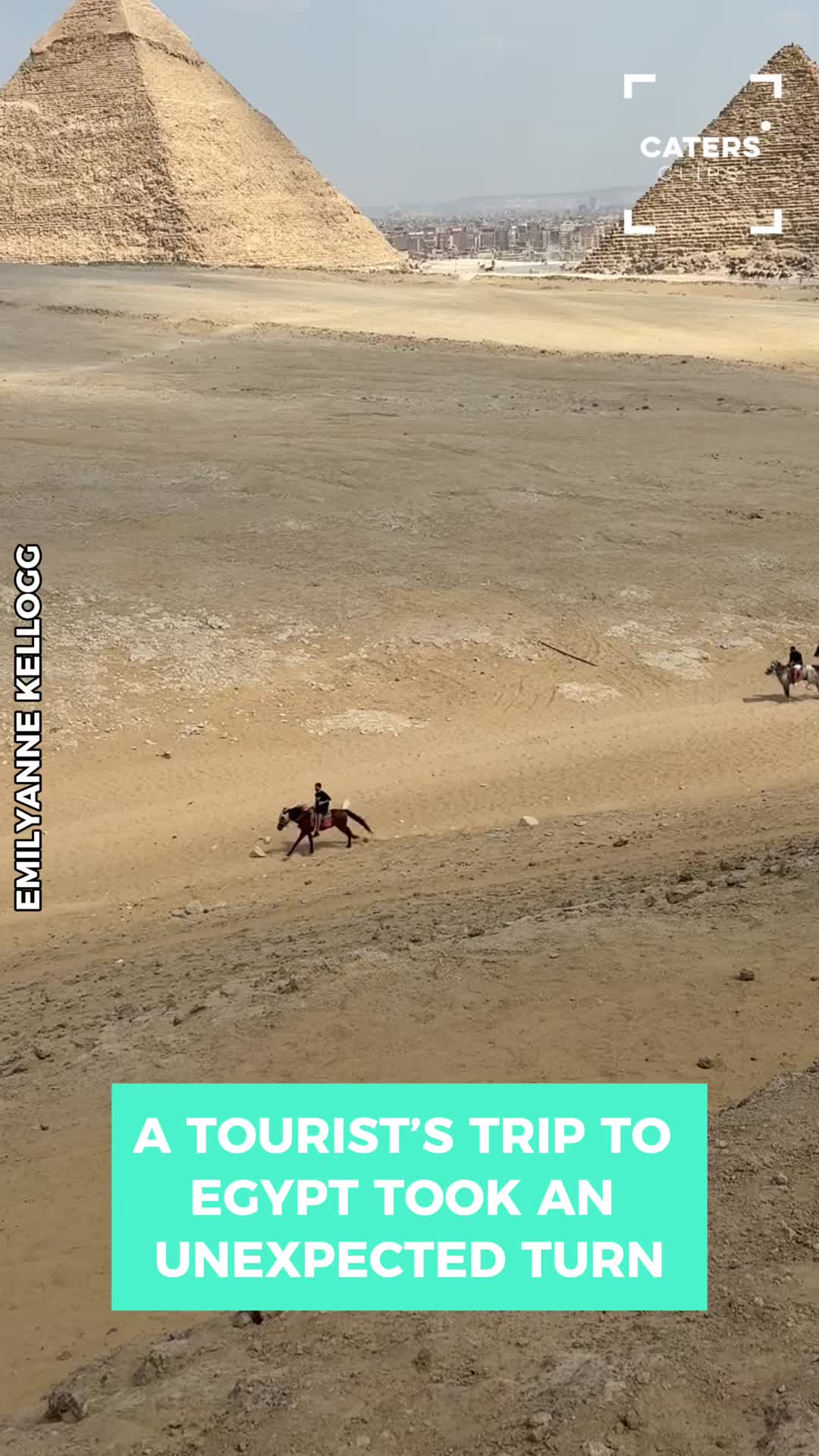 North Carolina woman captures unusual moment at Egypt’s pyramids
