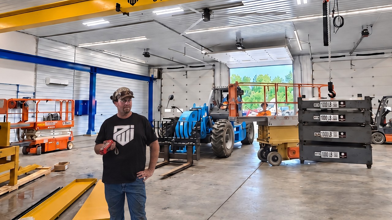 We installed a 3 ton PWI crane in our shop