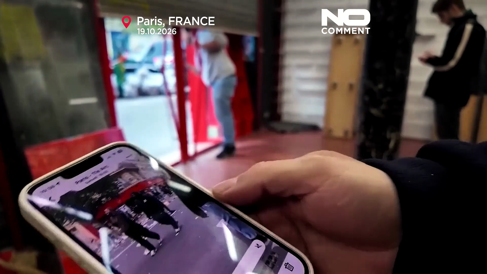 Paris shop owners clean up and repair stores after riots