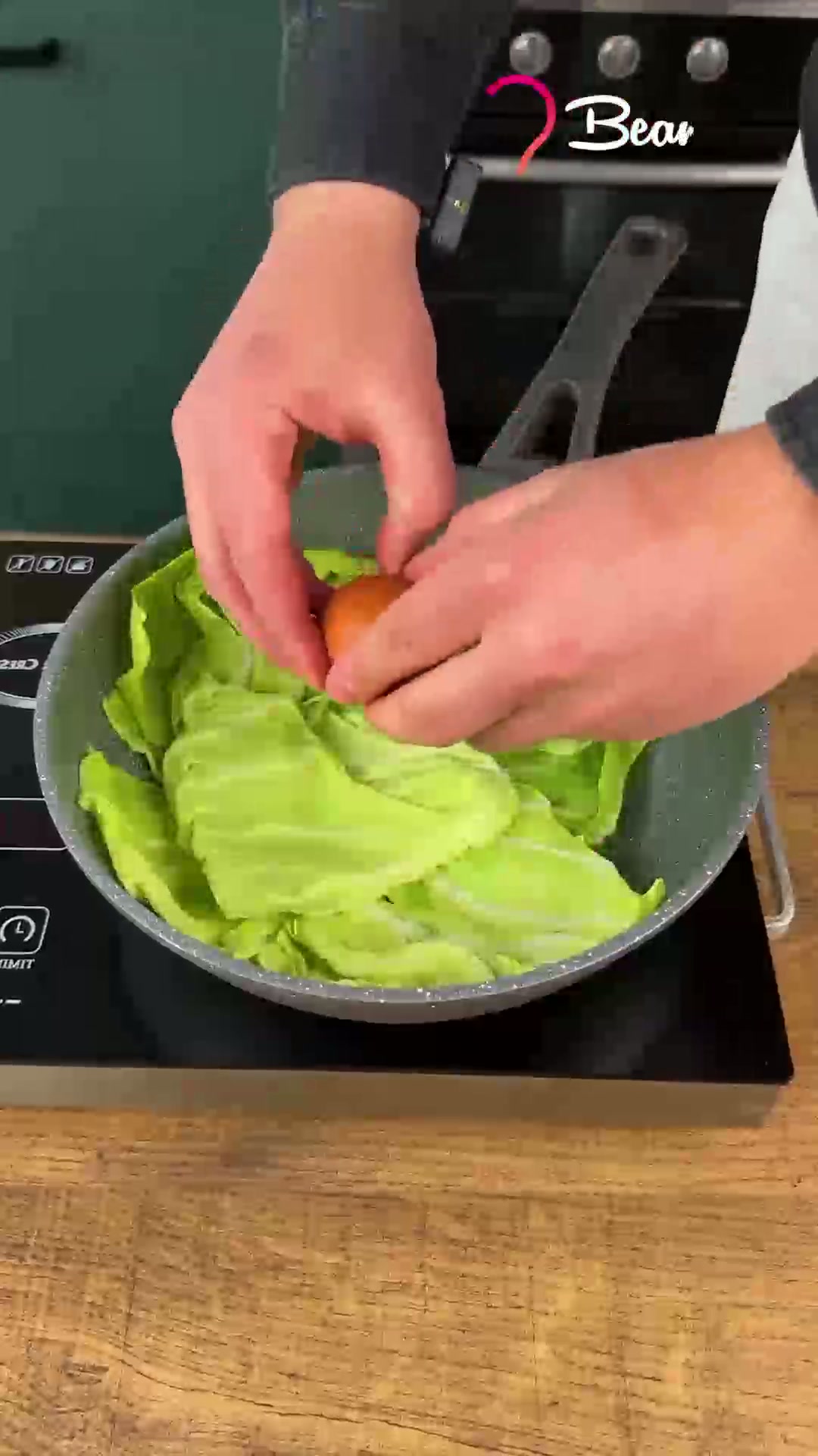 Cabbage wrapped egg #tasty #egg #cabbage #recipe
