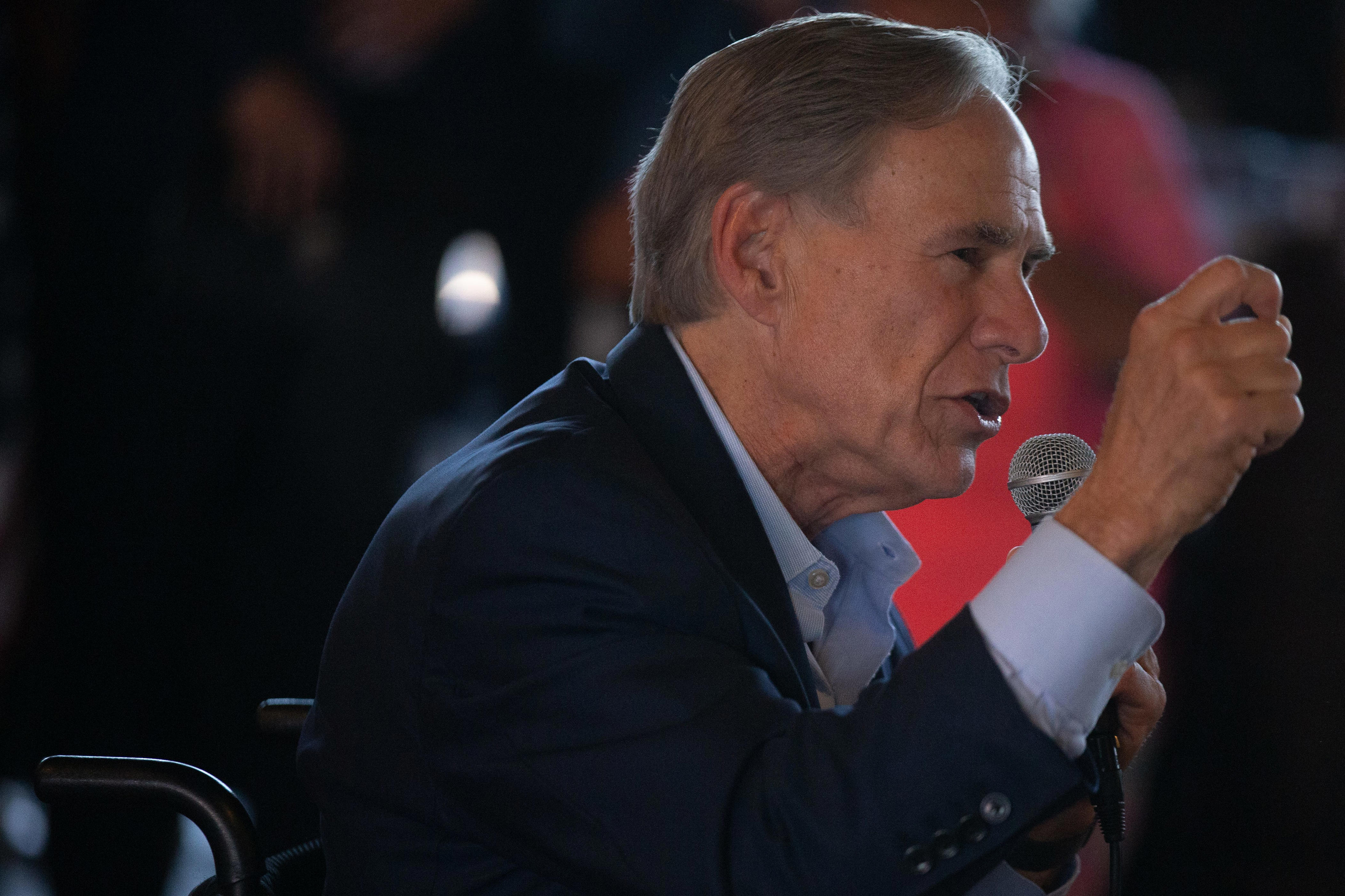 Gov. Greg Abbott makes stop in Corpus Christi to talk voting, new app