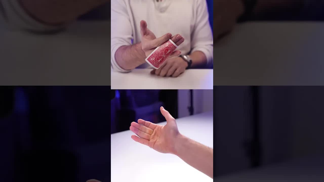 How to make a card appear out of nowhere