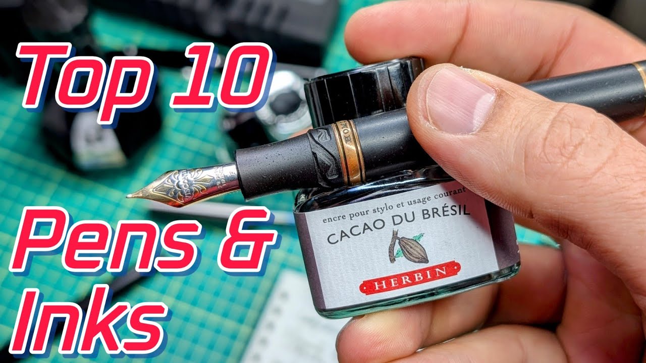 My top 10 favorite fountain pen and ink pairings revealed!