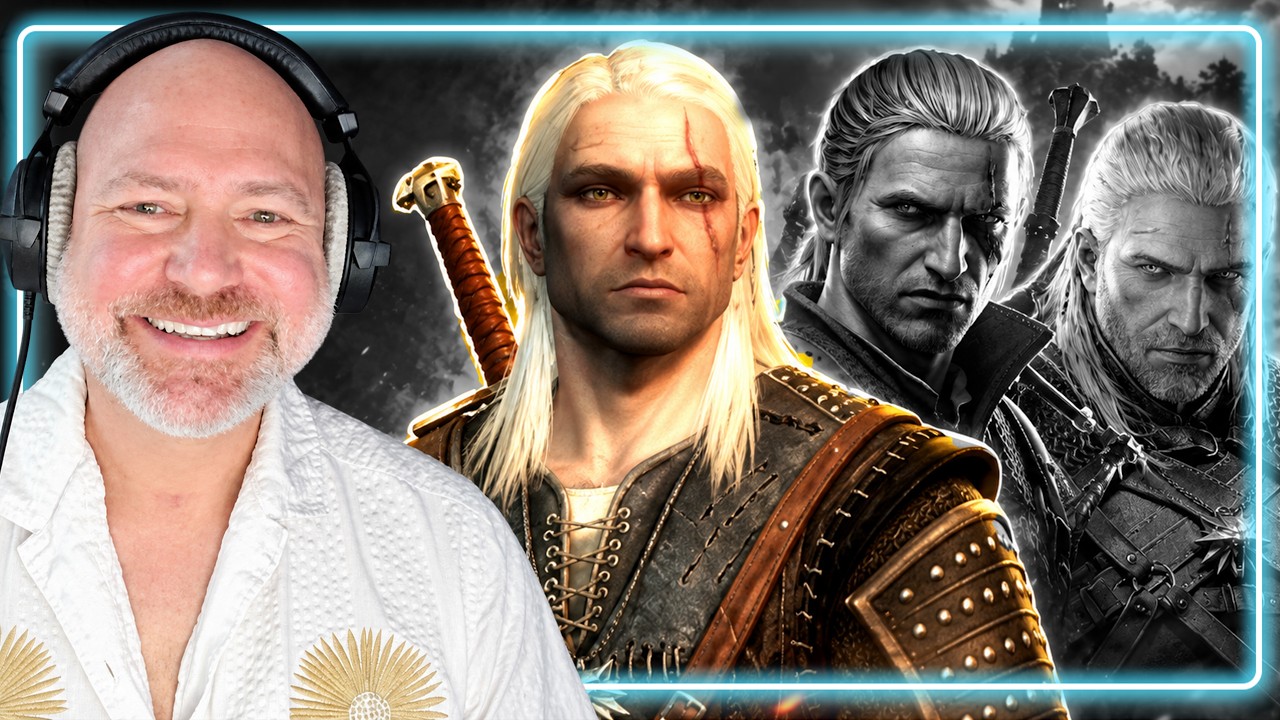 The real Geralt reacts to The Witcher 1 | Doug Cockle