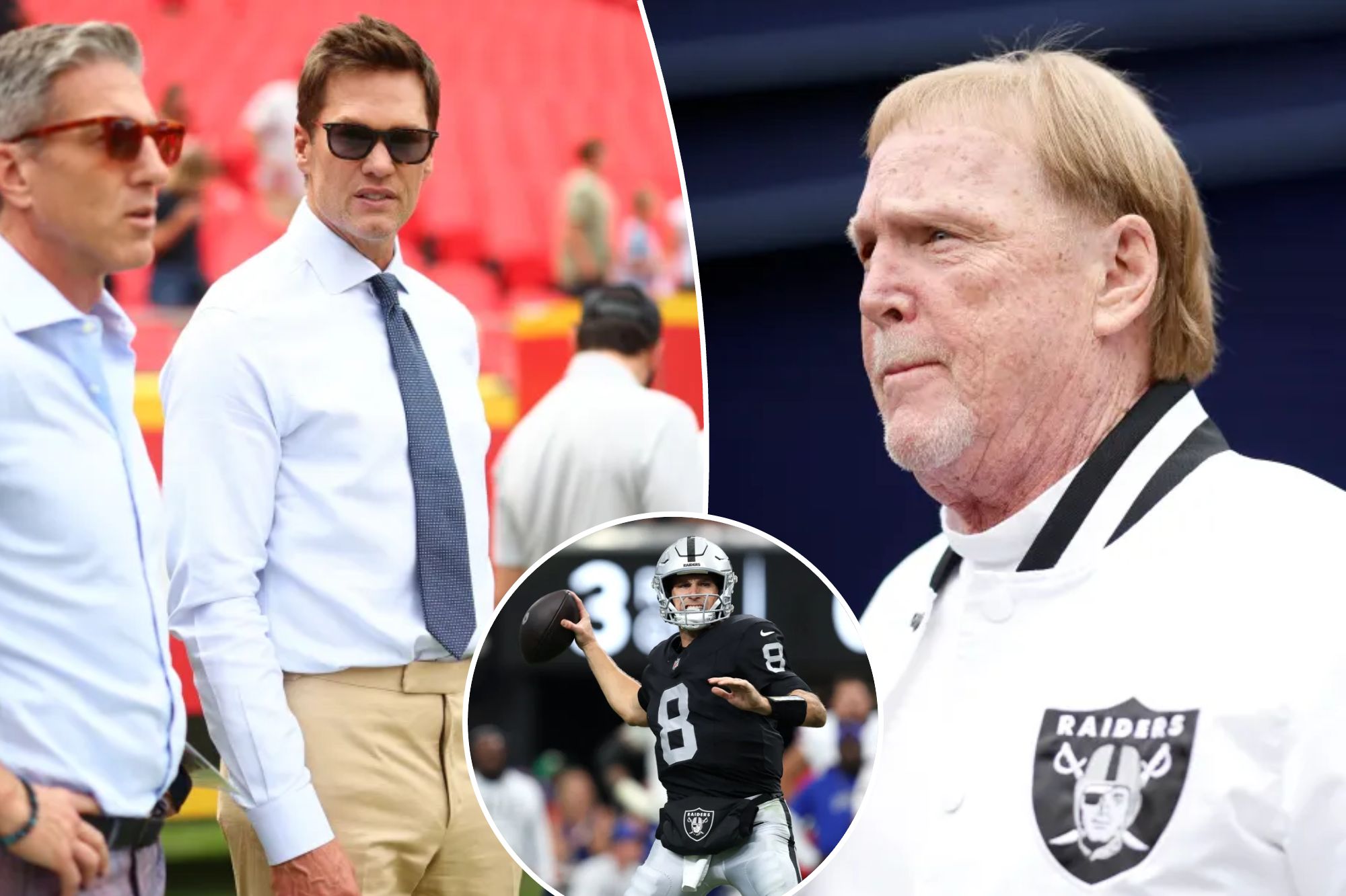 Raiders owner Mark Davis reveals beef he has with Tom Brady, Kirk Cousins