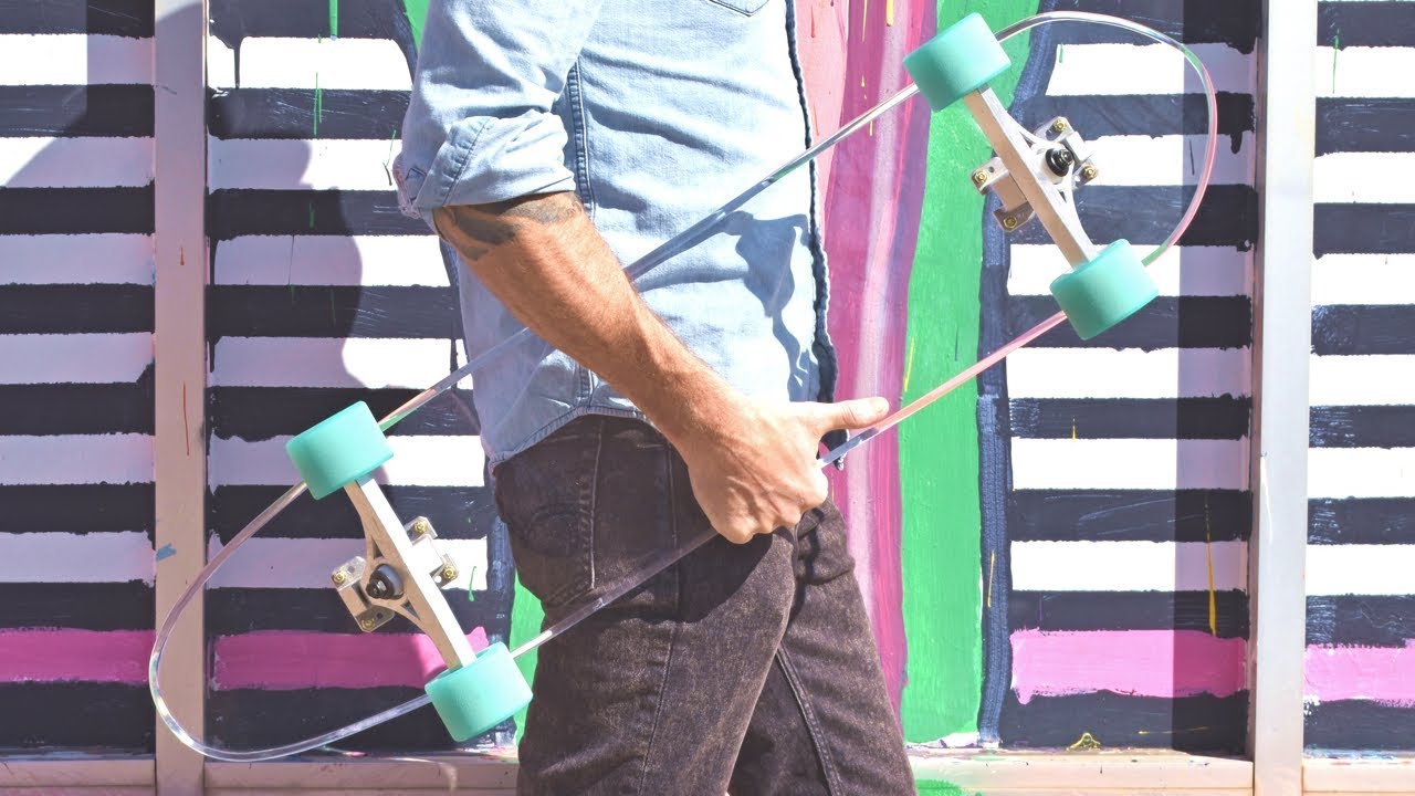 How to make an acrylic longboard | acrylic skateboard | DIY