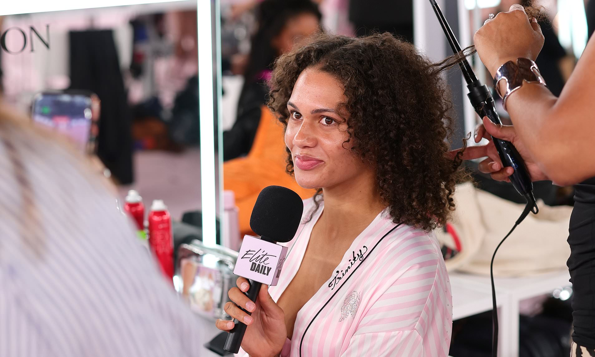 Girl group blasted for completely blocking model in VS show