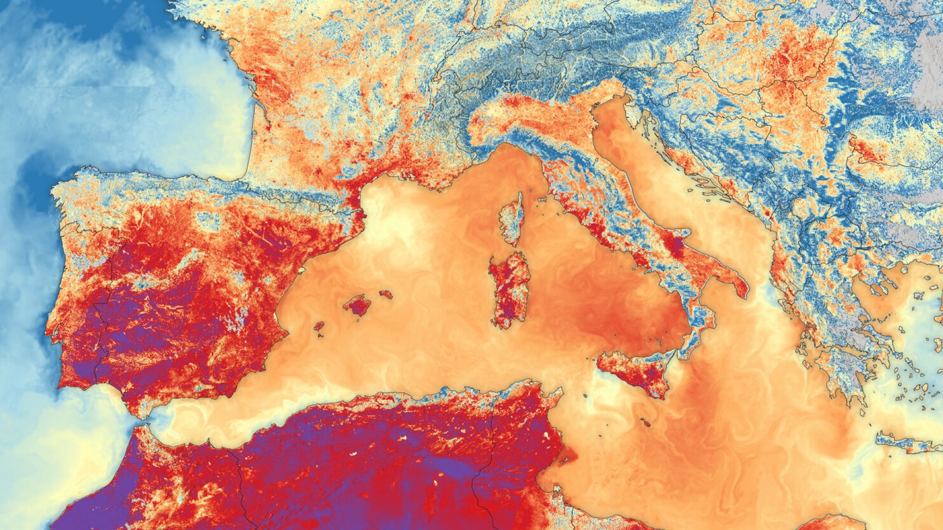 ESA official shares striking satellite snap of Europe's record-breaking ...