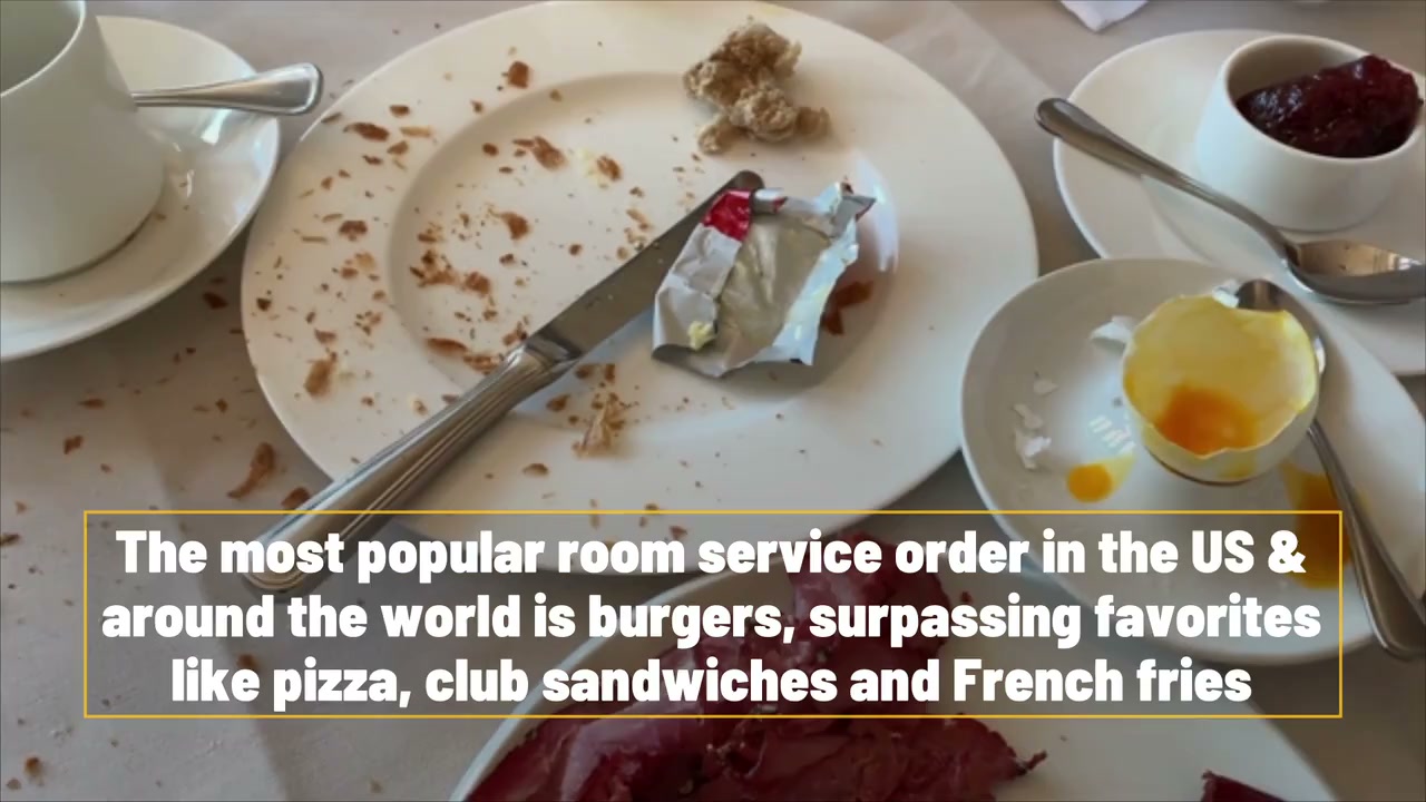 Revealed: The most popular room service orders around the world