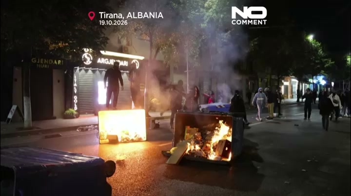 Fuegos artificiales, cócteles molotov y cañones de agua en la escalada ...