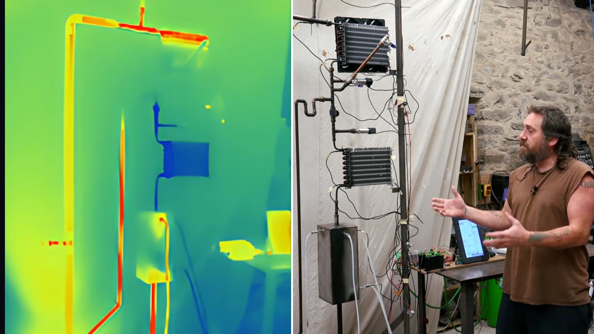 Video: YouTuber builds refrigerator that uses fire and salt to cool ...