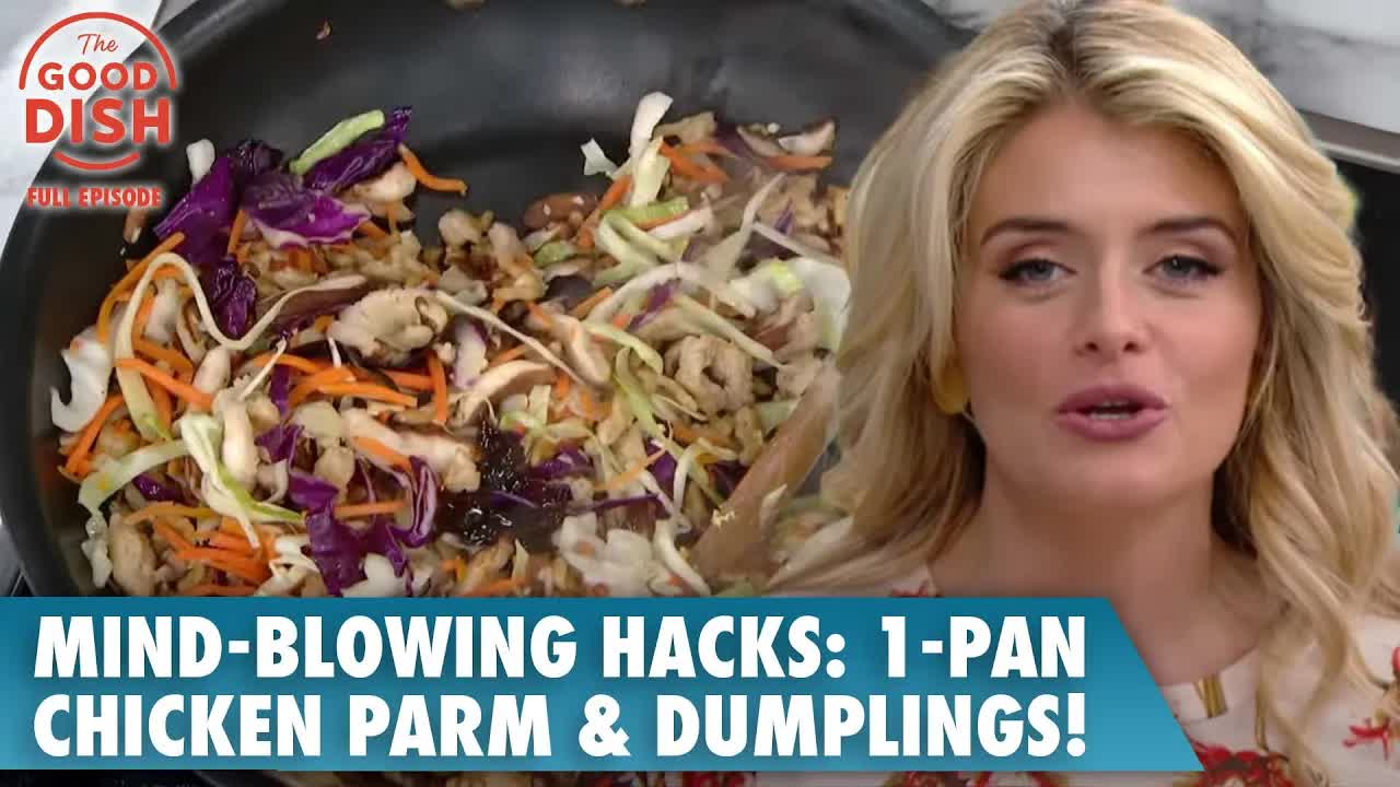 Blow-your-mind shortcuts: 1-pan chicken parm & rice paper dumplings!