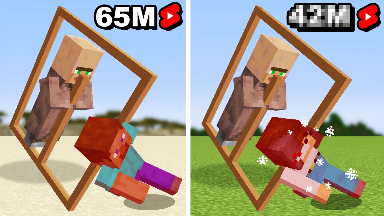 Recreating viral Minecraft moments