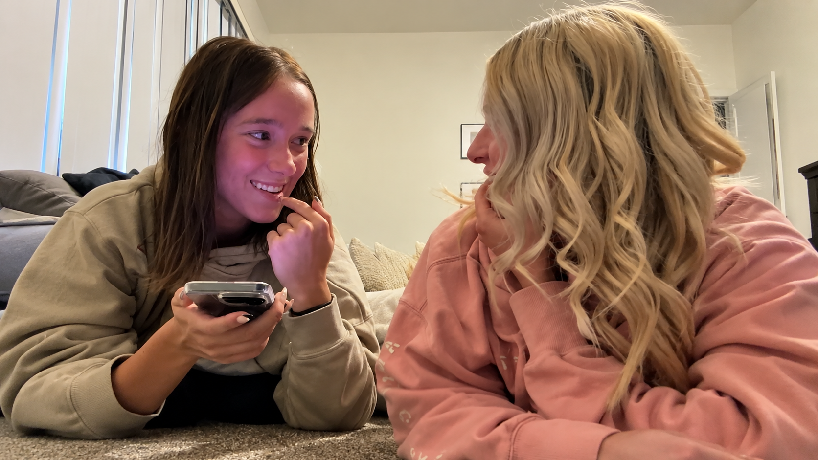 Women prank call a furniture store asking for an eight-story bunk bed