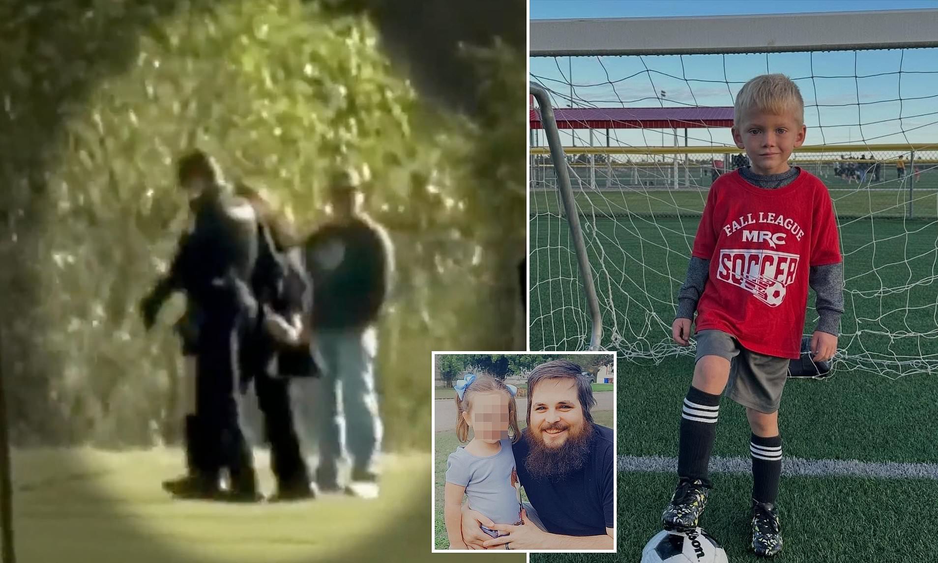 Mother seen detained after plowing truck into Kansas soccer game ...