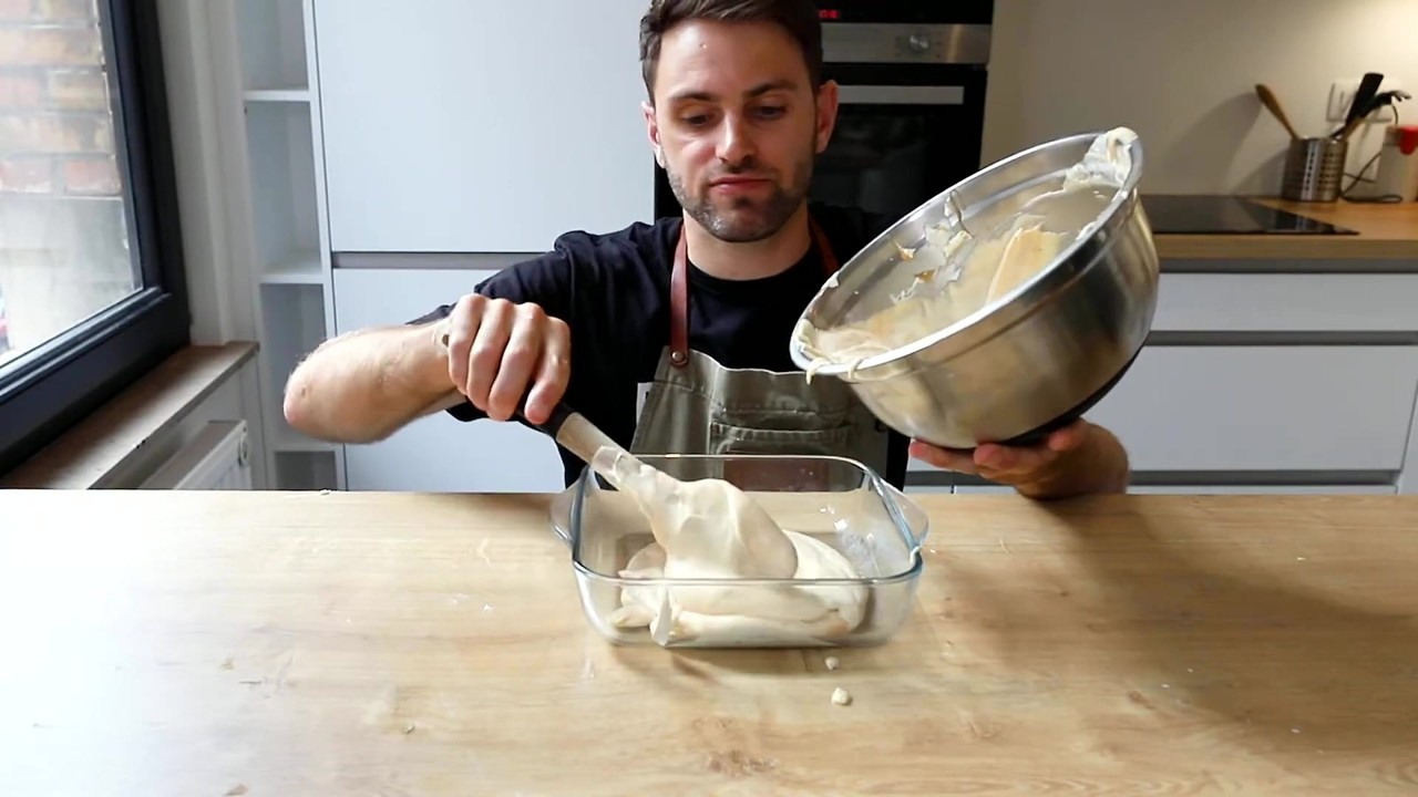 Homemade ice cream with basic ingredients and no fancy equipment