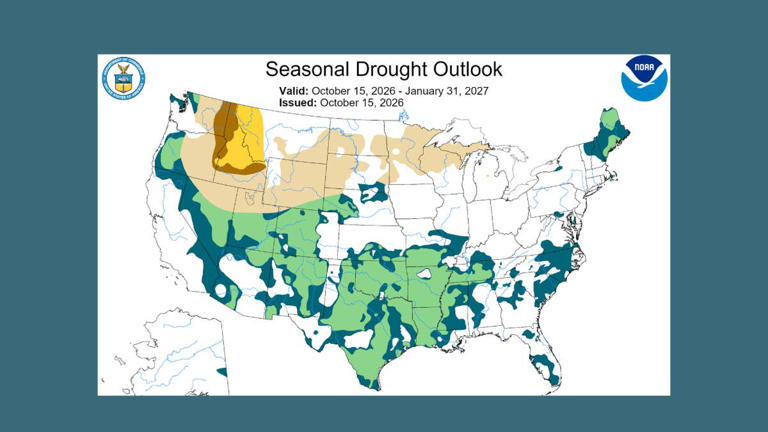 New map forecasts how El Niño will affect drought conditions in winter ...