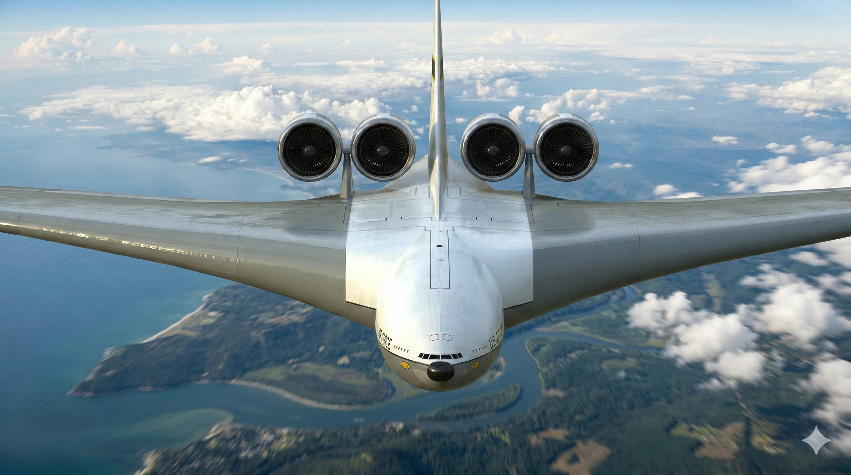 Lockheed's nuclear flying city could stay aloft for 41 days
