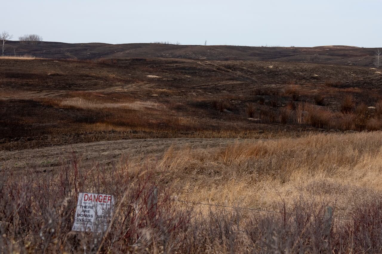 Satellite images reveal Wainwright fire devastation