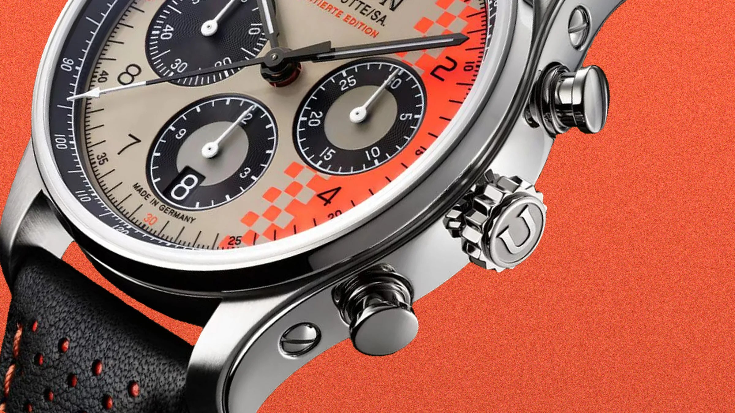 Swatch Group’s German sleeper brand drops a fun racing chronograph