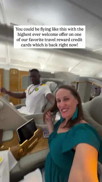 How I booked Emirates first class with one credit card bonus