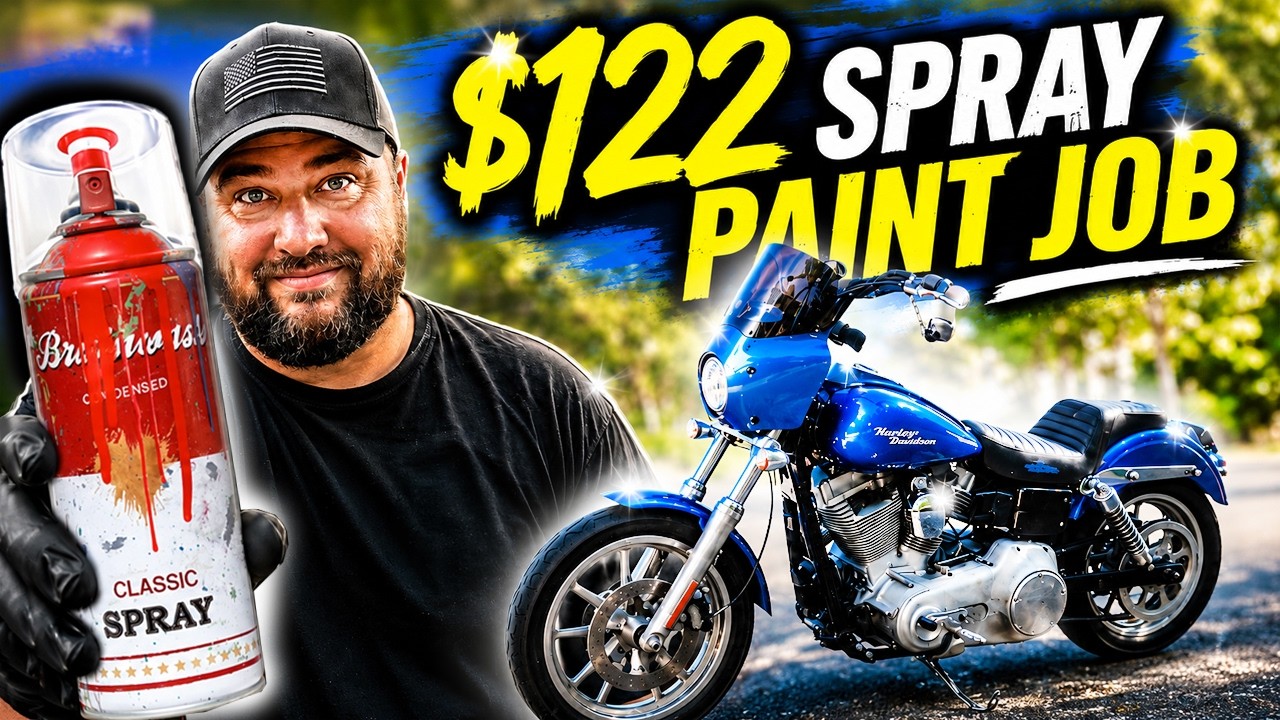 Watch us transform a Harley with spray paint