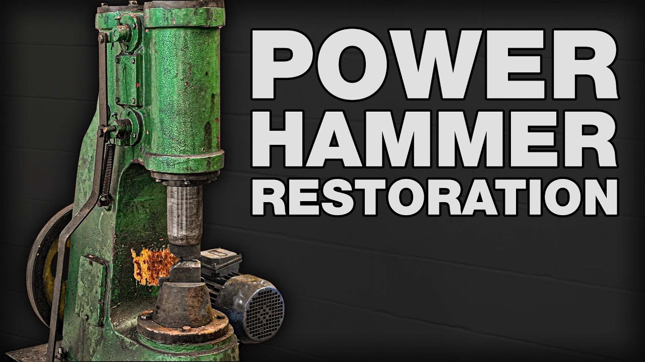 I restored a power hammer 🔨💥 here’s how
