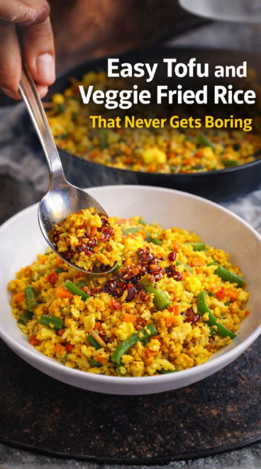 Easy tofu and vegetable fried rice for a flavorful everyday meal