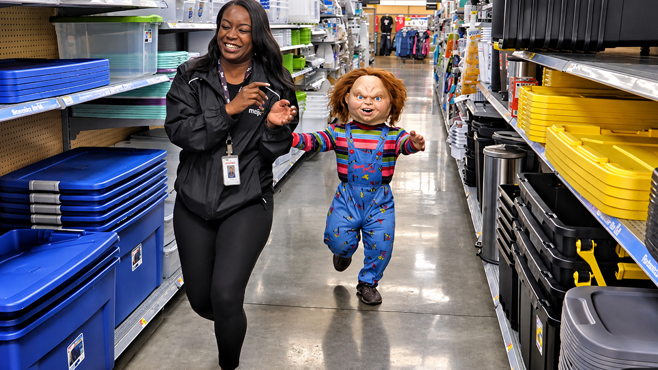 People get shocked when Chucky appears out of nowhere